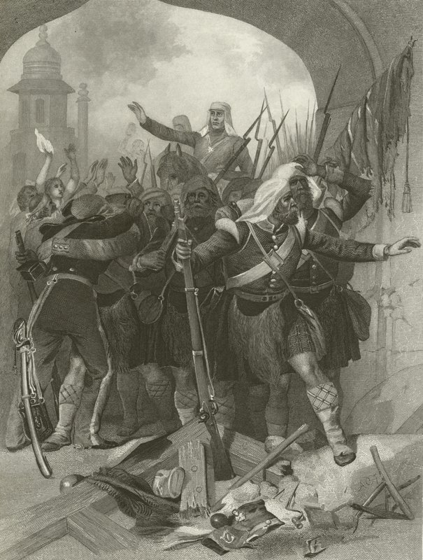 Rilievo di Lucknow di Sir Henry Havelock, 1857 da Alonzo Chappel