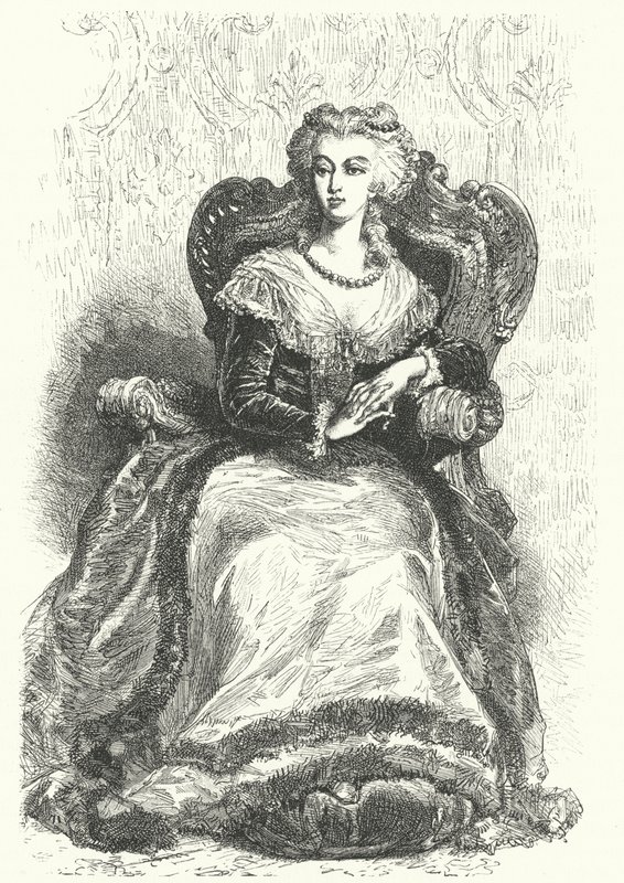 Maria Antonietta, Regina Consorte di Luigi XVI di Francia da Alphonse Marie de after Neuville