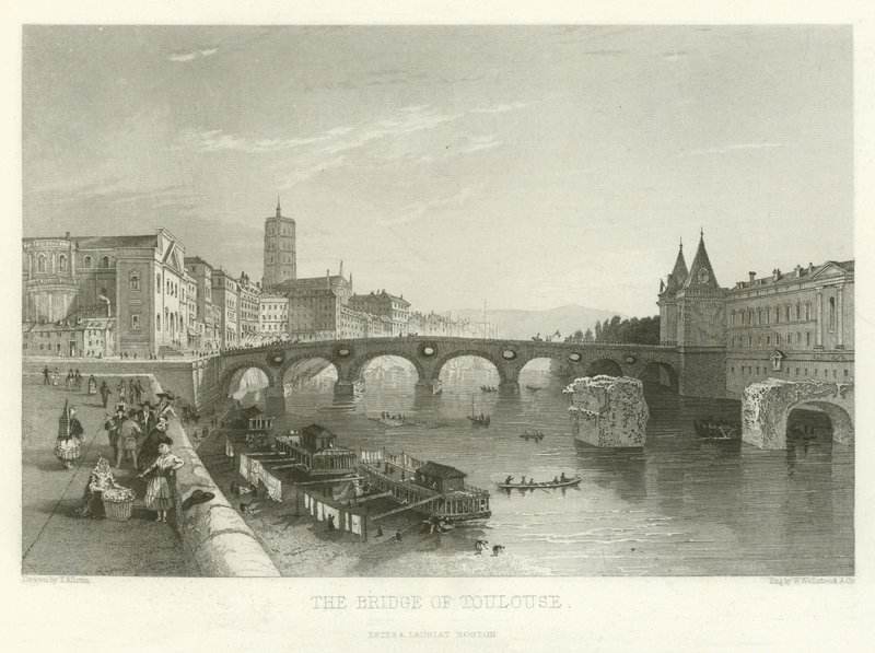 Il ponte di Tolosa da Alphonse Marie de Neuville