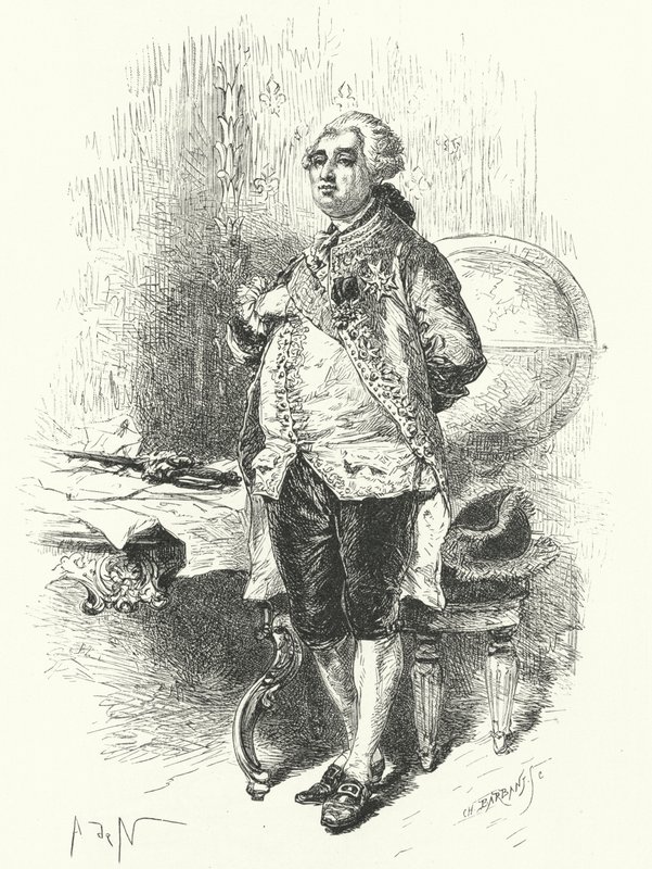 Re Luigi XVI di Francia da Alphonse Marie de after Neuville