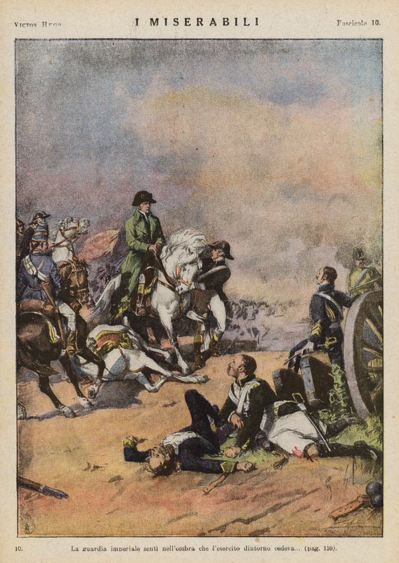 Illustrazione per Les Miserables di Victor Hugo da Ambrogio Lombardi