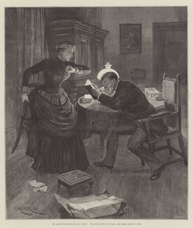 Amore cieco, di Wilkie Collins da Amedee Forestier