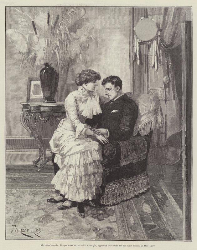 Amore cieco, di Wilkie Collins da Amedee Forestier