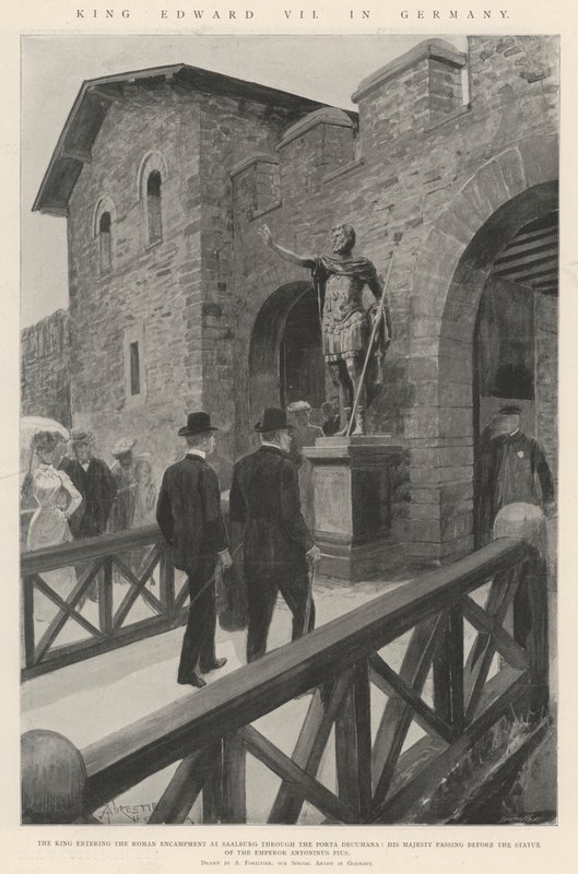 Re Edoardo VII in Germania da Amedee Forestier