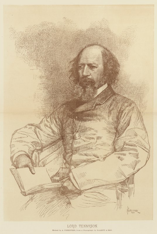 Lord Tennyson da Amedee Forestier