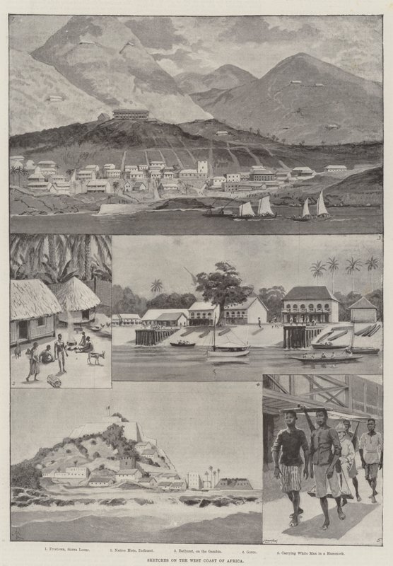 Schizzi sulla costa occidentale dell