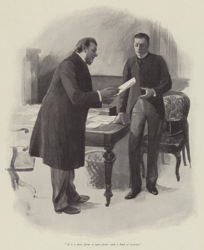 Il patto di cinque anni, di Walter Besant da Amedee Forestier