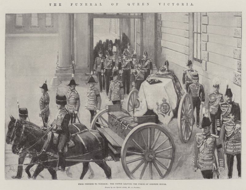 Il funerale della Regina Vittoria da Amedee Forestier