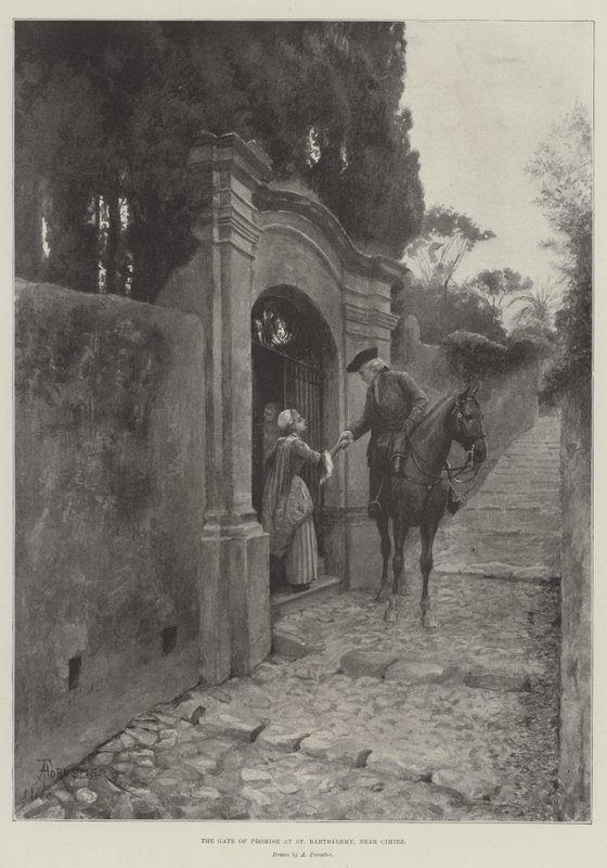 La Porta della Promessa a San Bartolomeo, vicino a Cimiez da Amedee Forestier