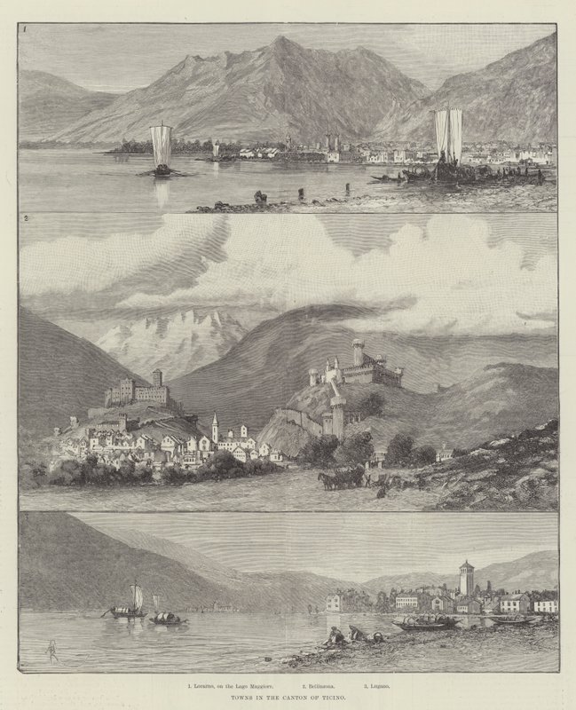Città nel Canton Ticino da Amedee Forestier