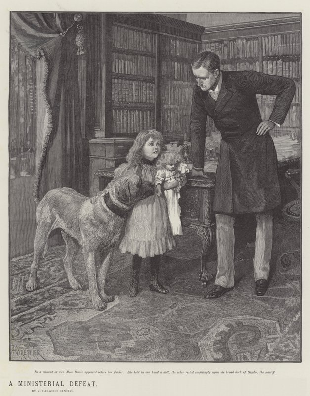 Una sconfitta ministeriale, di J Harwood Panting da Amedee Forestier