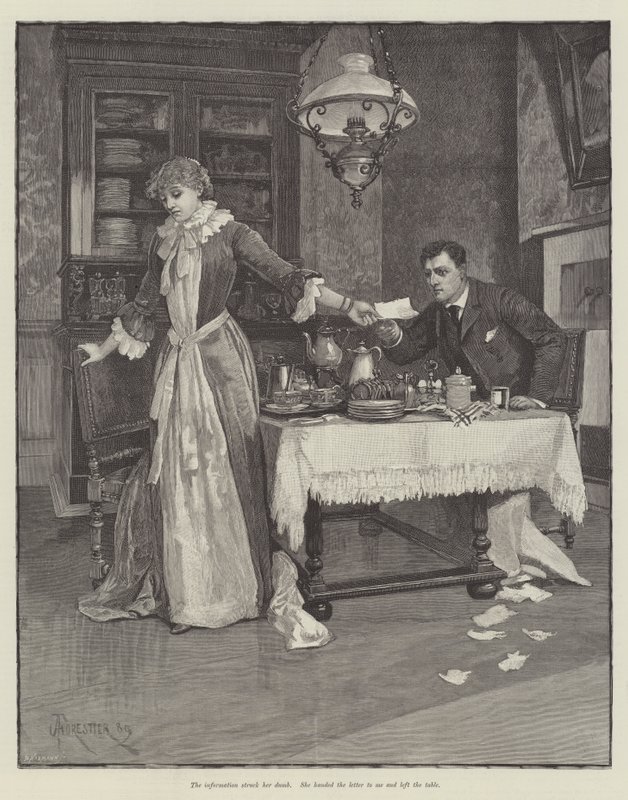 Amore cieco, di Wilkie Collins da Amedee Forestier