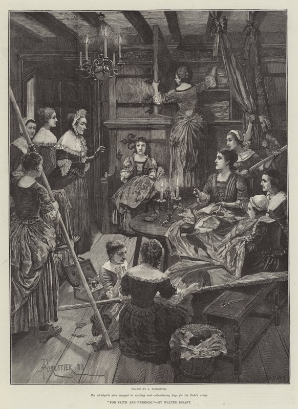 Per fede e libertà, di Walter Besant da Amedee Forestier
