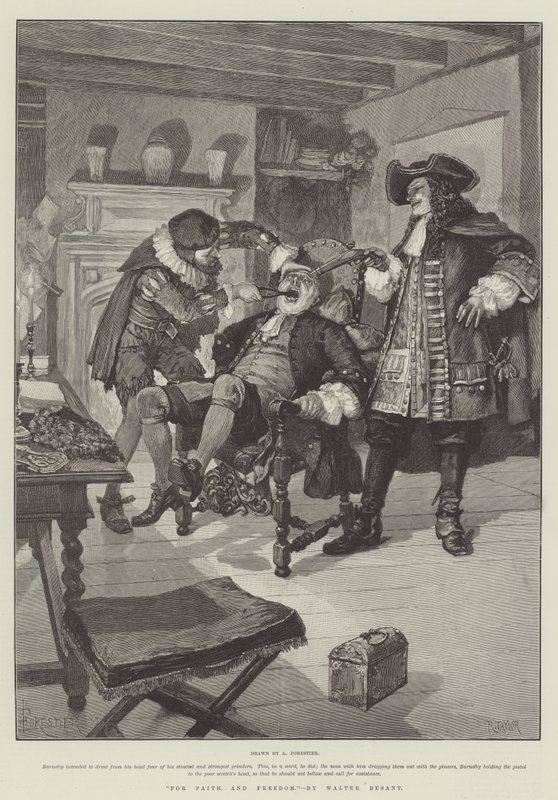 Per fede e libertà, di Walter Besant da Amedee Forestier