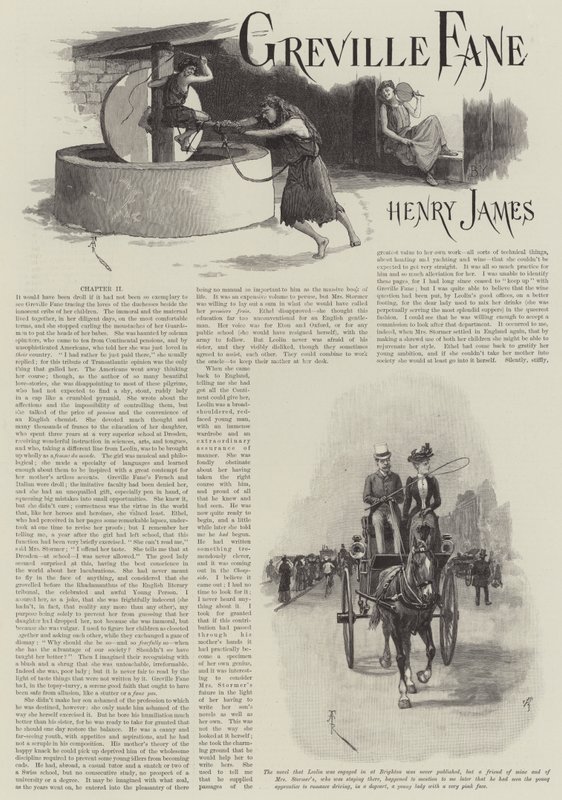 Greville Fane, di Henry James da Amedee Forestier