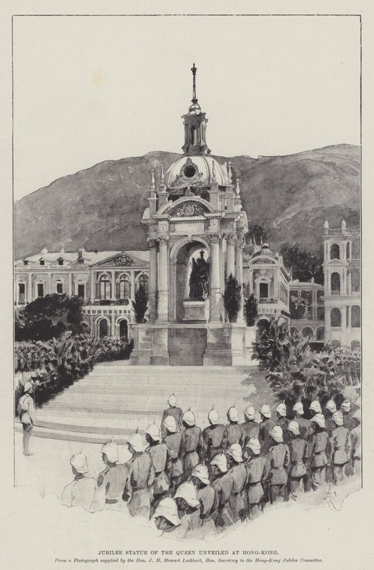 Statua del Giubileo della Regina svelata a Hong Kong da Amedee Forestier