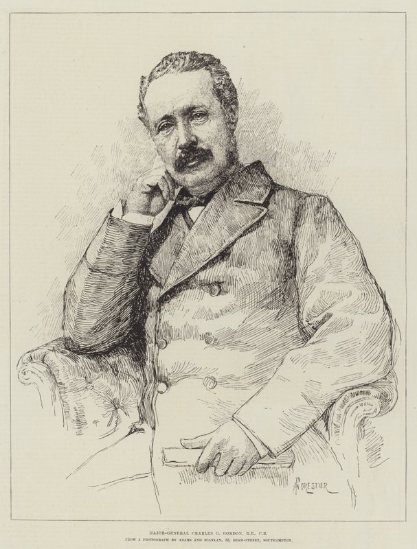 Maggior Generale Charles G Gordon, RE, CB da Amedee Forestier
