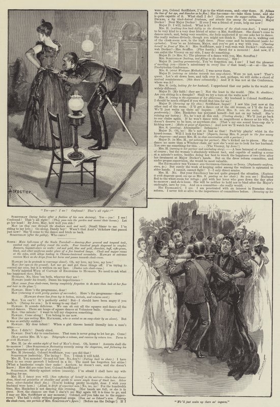 Mrs Hauksbee Sits Out, An Unhistorical Extravaganza, di Rudyard Kipling da Amedee Forestier