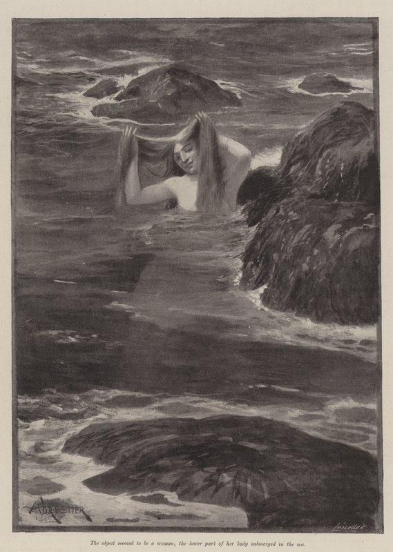 La sirena di Lighthouse Point, di Bret Harte da Amedee Forestier