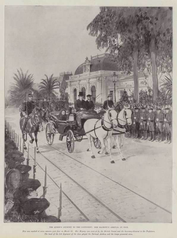 Il viaggio della regina sul continente, l