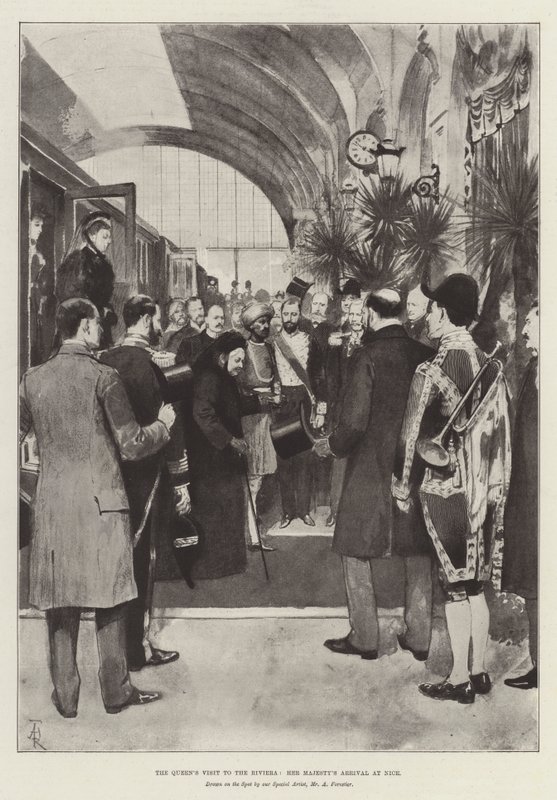 La visita della Regina alla Riviera, l