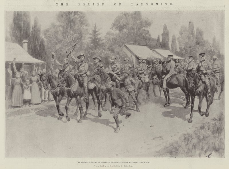 Il soccorso di Ladysmith da Amedee Forestier