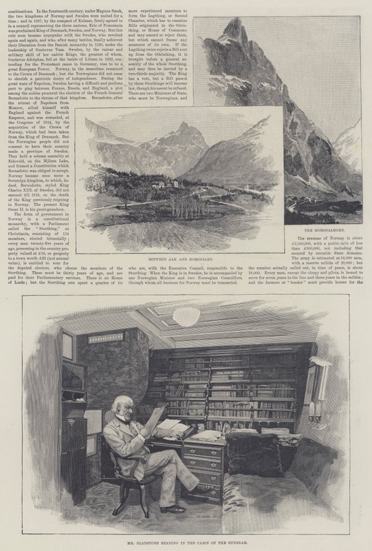 Il raggio di sole in Norvegia, di Lady Brassey da Amedee Forestier