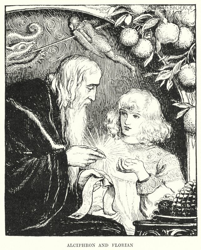 Alciphron e Florian da Amelia M. (attr.to) Bowerley or Bauerle