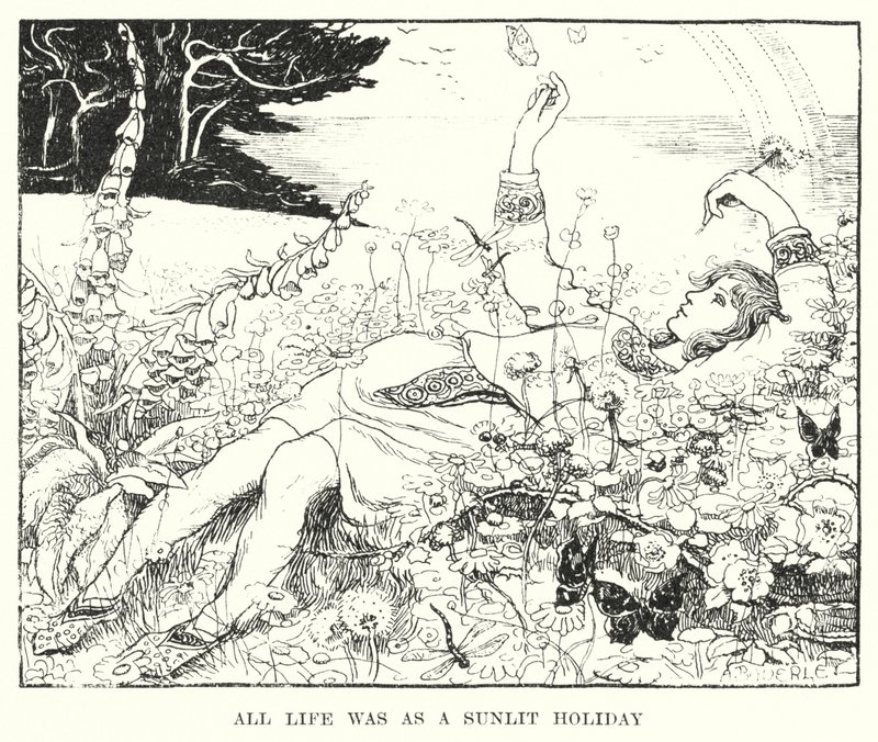 Tutta la vita era come una vacanza illuminata dal sole da Amelia M. (attr.to) Bowerley or Bauerle