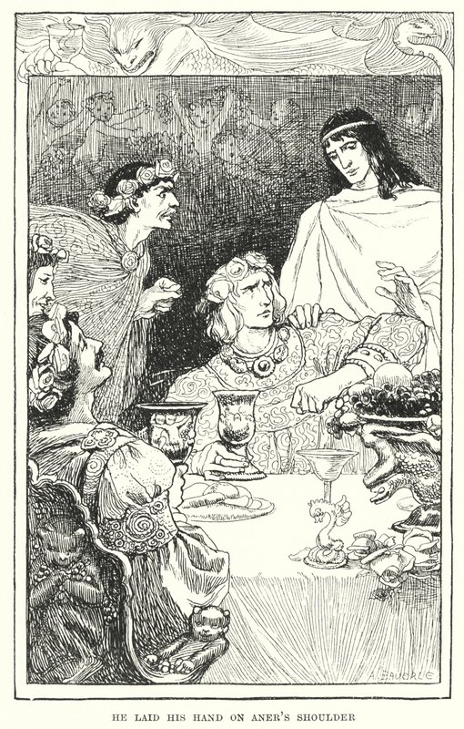 Posò la mano sulla spalla di Aner da Amelia M. (attr.to) Bowerley or Bauerle