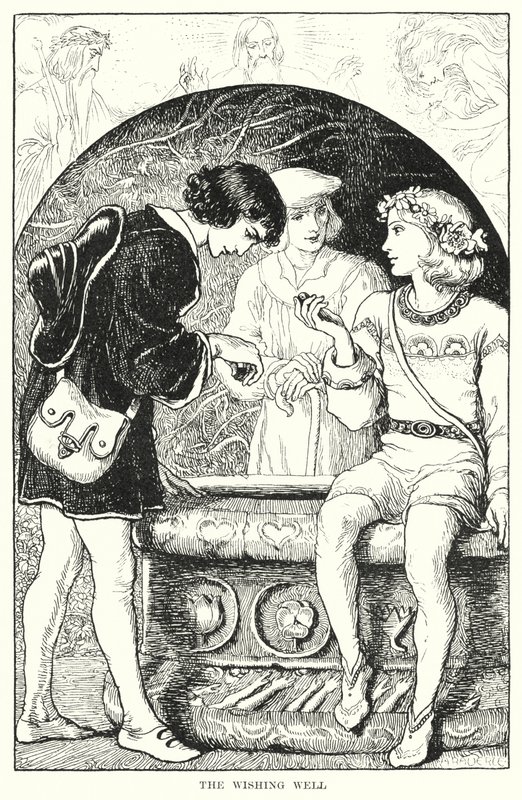 Il pozzo dei desideri (incisione) da Amelia M. (attr.to) Bowerley or Bauerle