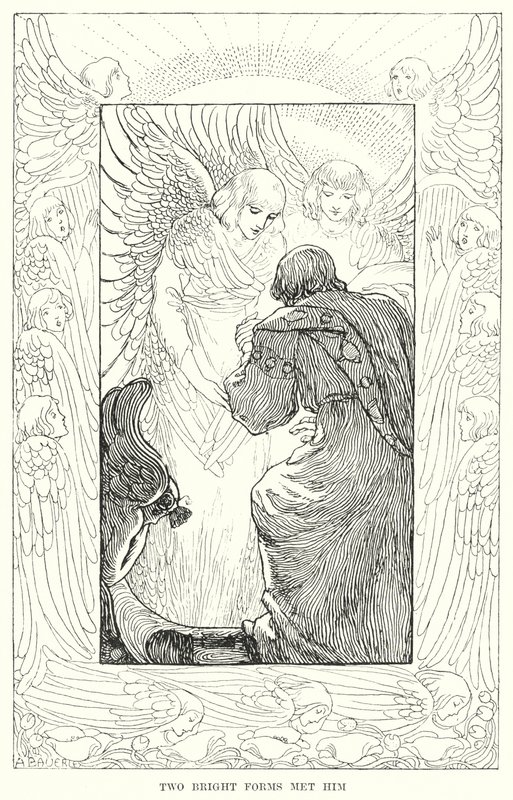 Due forme luminose lo incontrarono da Amelia M. (attr.to) Bowerley or Bauerle