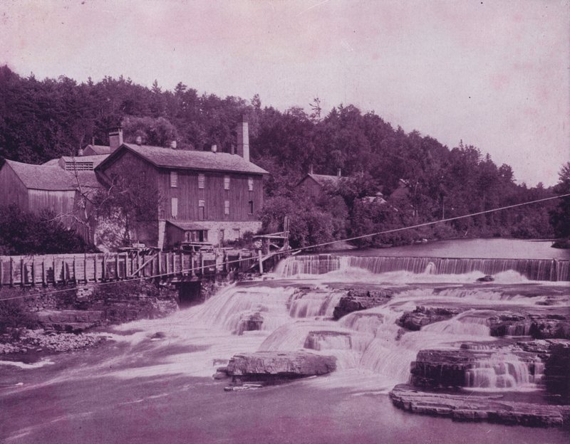 Fiume Ausable, vicino alla testa del Chasm da American Photographer (after)