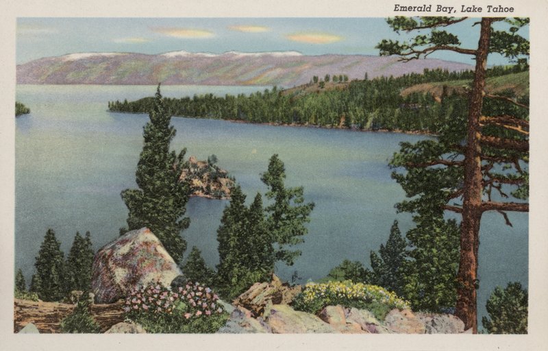 California: Emerald Bay, Lago Tahoe da American Photographer (after)