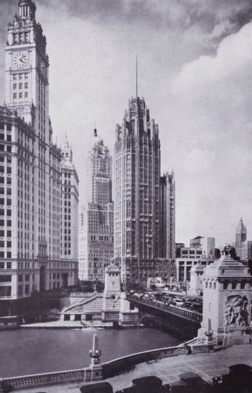 Chicago: Boulevard Link Bridge, Vista Nord da American Photographer (after)