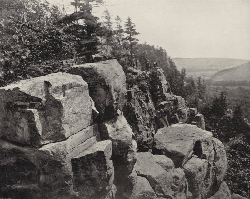Scogliere vicino al Lago del Diavolo, Wisconsin da American Photographer (after)