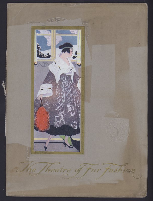 Copertina di Il Teatro della Moda di Pelliccia, c.1914 da American Photographer (after)