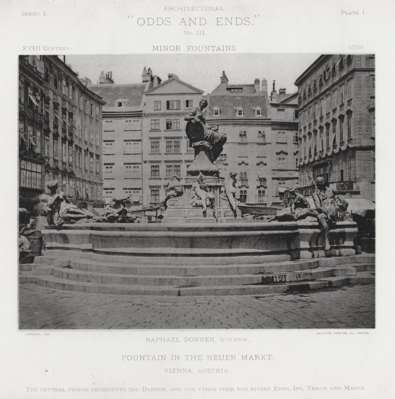 Fontana nel Neuer Markt, Vienna, Austria da American Photographer (after)