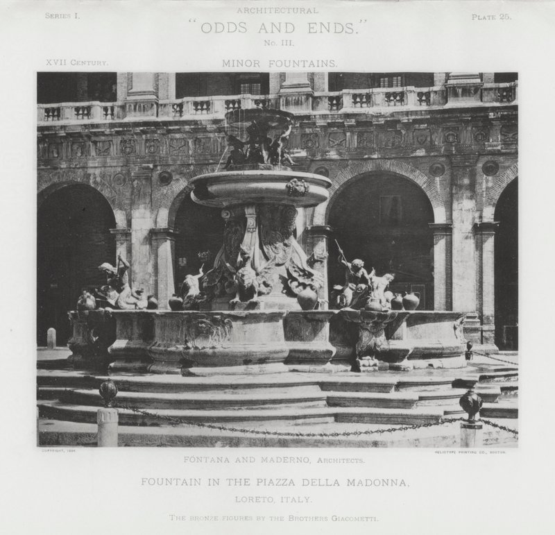 Fontana in Piazza Della Madonna, Loreto, Italia da American Photographer (after)