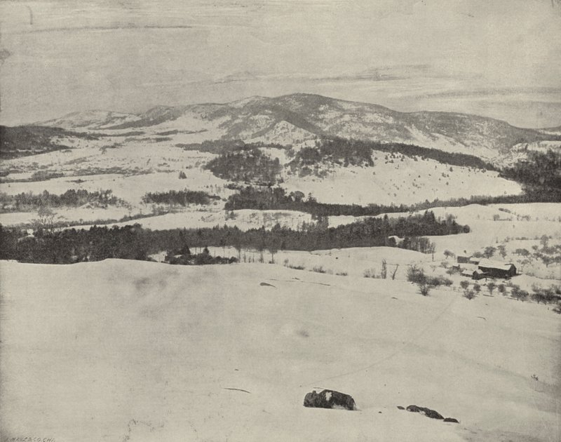 Montagne Verdi del Vermont (foto in b/n) da American Photographer (after)