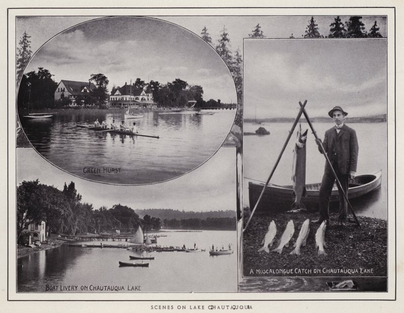 Jamestown, NY: Scene sul Lago Chautauqua da American Photographer (after)