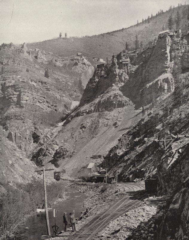 Miniere nel Canyon del Fiume Eagle, Colorado da American Photographer (after)