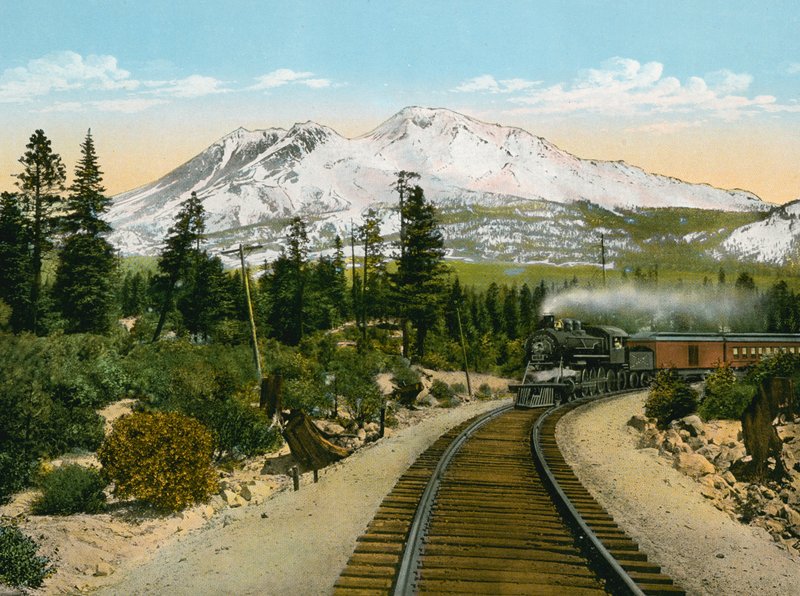 Monte Shasta da un Punto vicino a Edgewood da American Photographer (after)