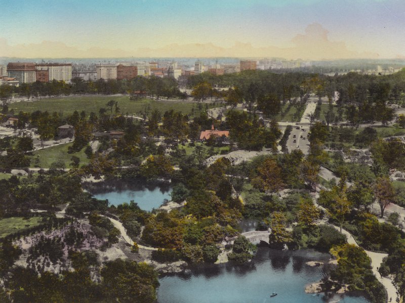 New York: Central Park, dalla 59ª Strada verso Central Park West da American Photographer (after)