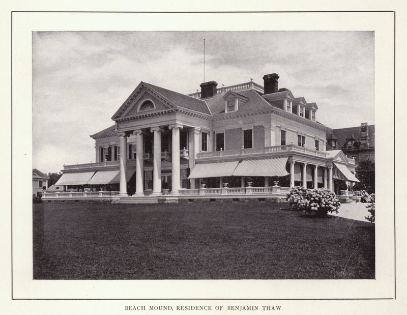 Newport, Rhode Island: Beach Mound, Residenza di Benjamin Thaw da American Photographer (after)