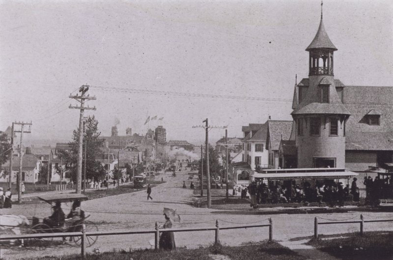 Old Orchard Beach, Maine: Old Orchard verso la spiaggia da American Photographer (after)