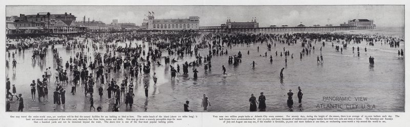 Vista panoramica, Atlantic City, USA da American Photographer (after)