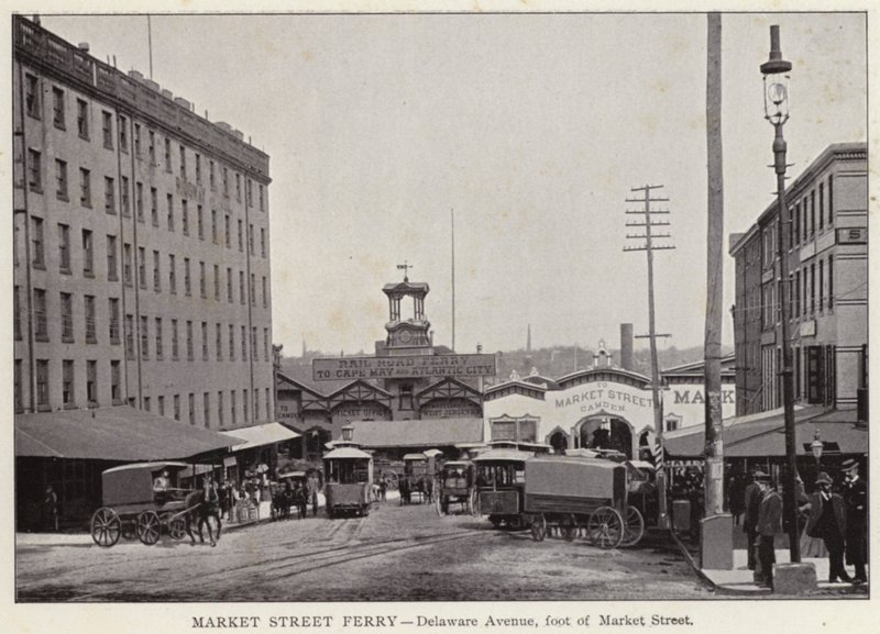 Filadelfia: Market Street Ferry, Delaware Avenue, alla fine di Market Street da American Photographer (after)