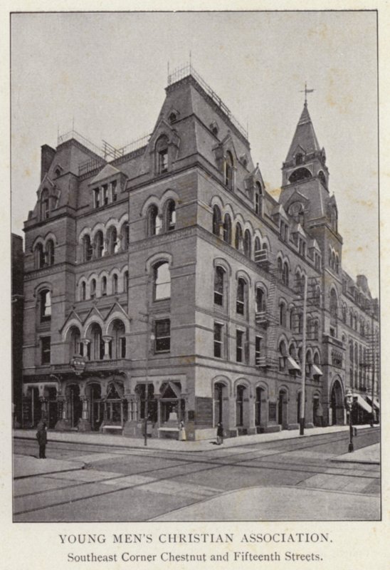 Philadelphia: Associazione Cristiana dei Giovani, Angolo Sud-Est Chestnut e Fifteenth Streets da American Photographer (after)