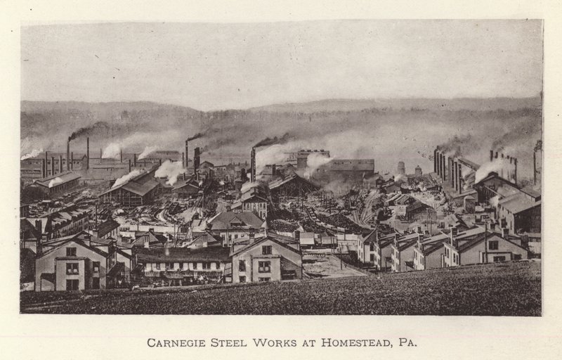 Pittsburgh: Carnegie Steel Works a Homestead, Pennsylvania da American Photographer (after)